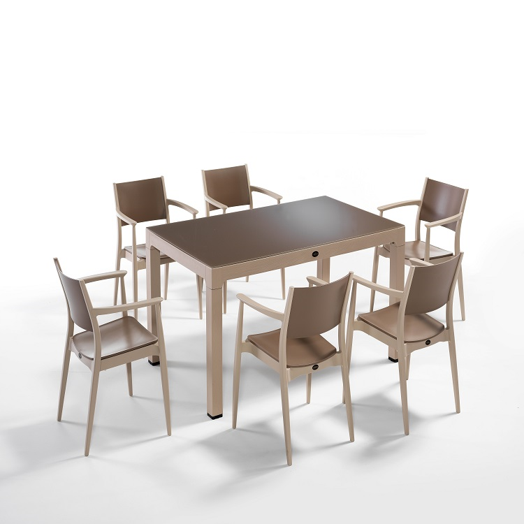 PONTE 6'LI SET CAPPUCİNO - ÇÖL KAHVE